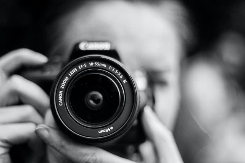 Women scouting with camera